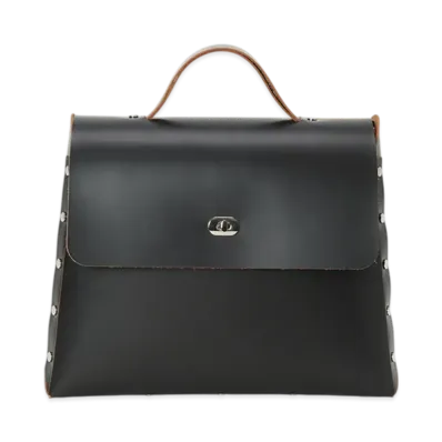 Hender Scheme Assemble Hand Bag Flap L "Black"