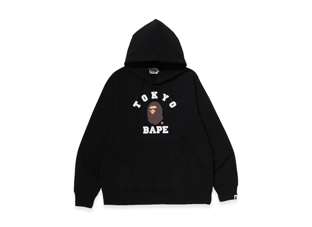 A BATHING APE Tokyo Exclusive Tokyo College Pullover Hoodie "Black"