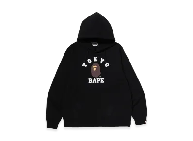 A BATHING APE Tokyo Exclusive Tokyo College Pullover Hoodie "Black"