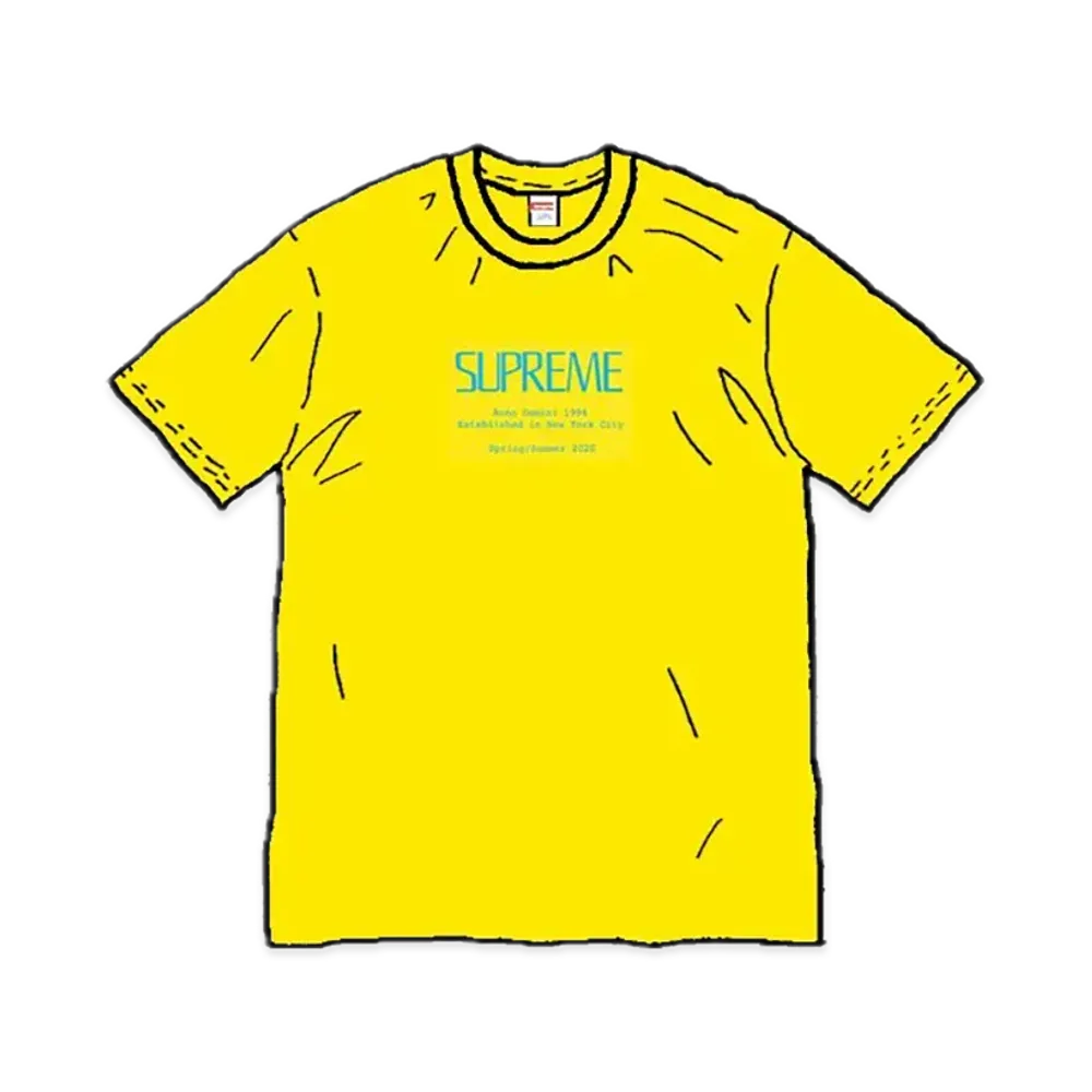 Supreme Anno Domini Tee "Yellow"