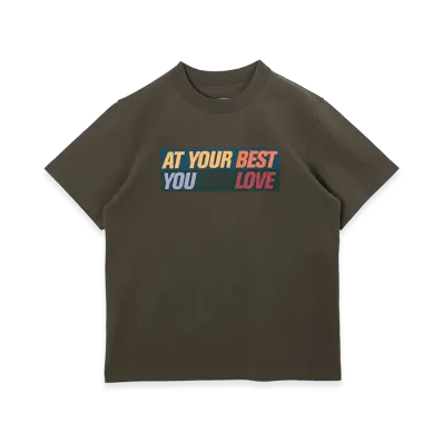 sacai Print T-Shirt "Dark Khaki"