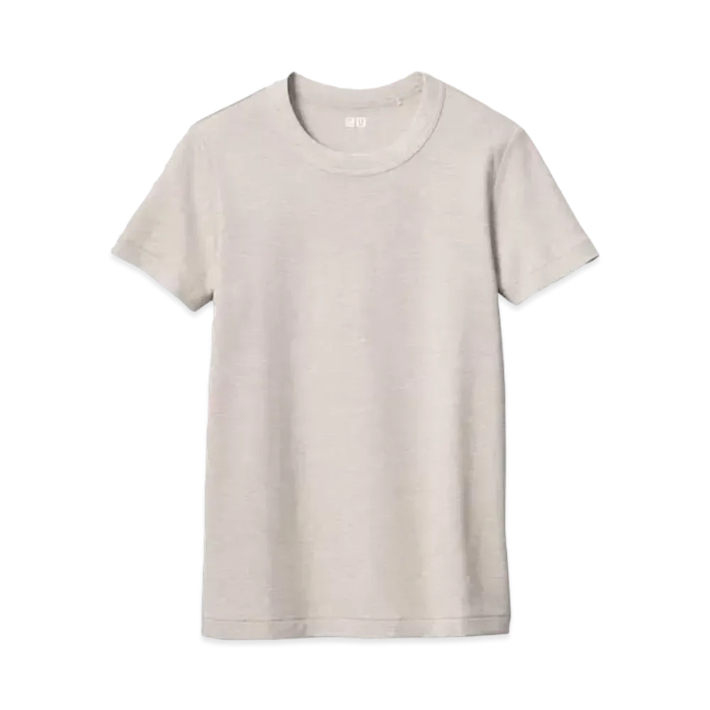 Uniqlo U 24SS Crew Neck T Women'S "Beige"
