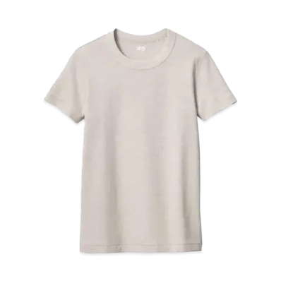 Uniqlo U 24SS Crew Neck T Women'S "Beige"
