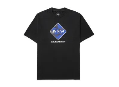 F.C.Real Bristol x FRAGMENT Camouflage Emblem Tee "Black"