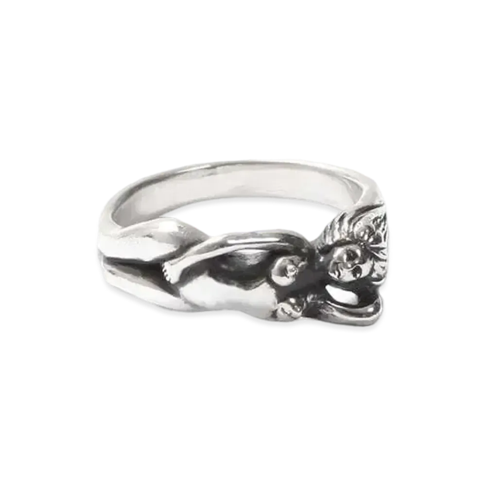 WACKO MARIA NUDE RING "Silver"