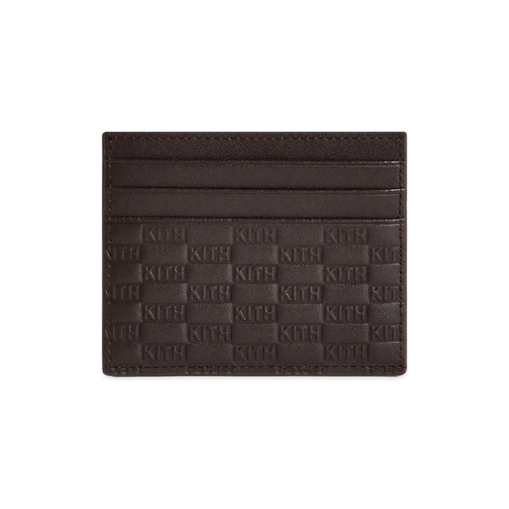 Kith Monogram Leather Card Holder "Zoom"