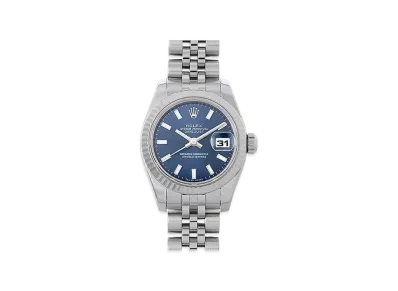 ROLEX Lady-Datejust "Blue/Stainless Steel/White Gold"