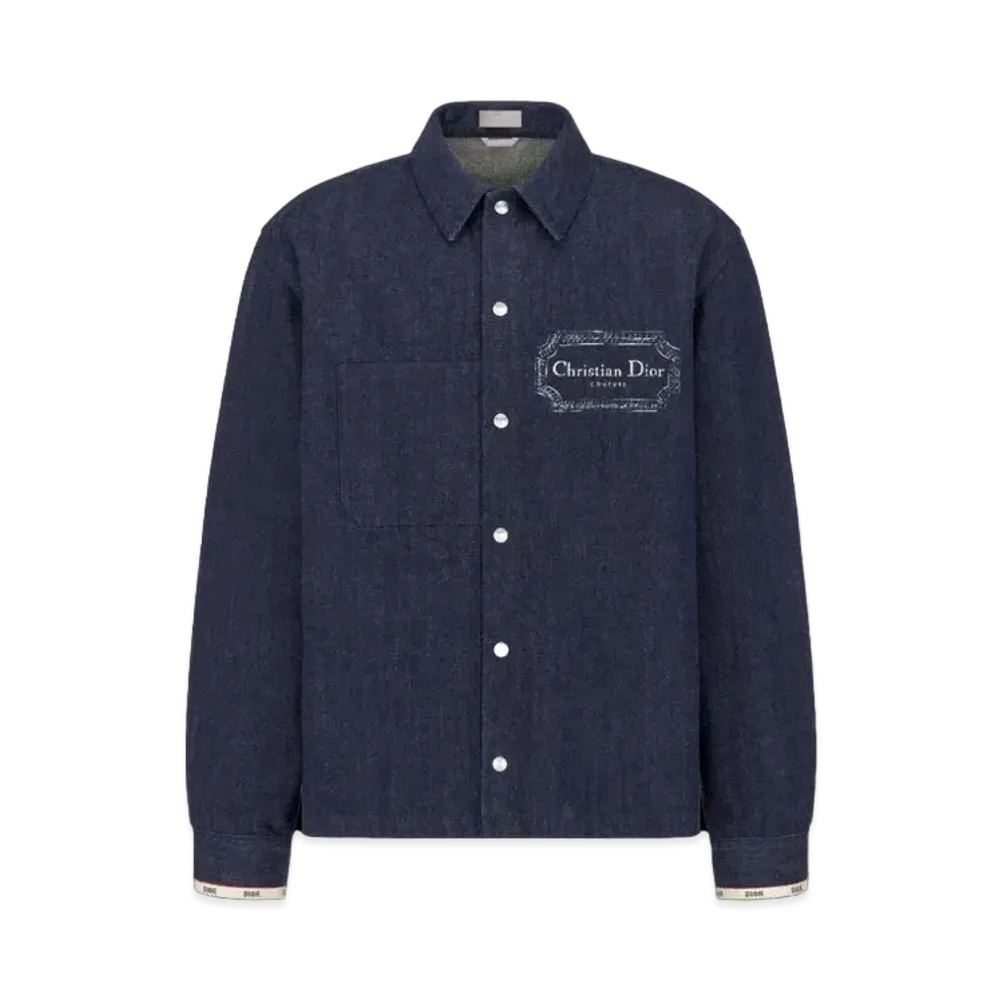 Dior x Duncan Grant & Charleston Cotton Overshirt "Navy"
