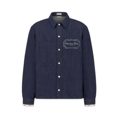 Dior x Duncan Grant & Charleston Cotton Overshirt "Navy"
