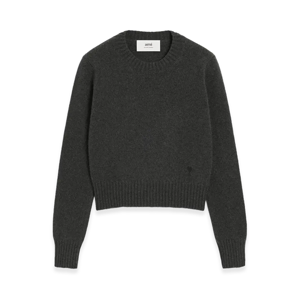 AMI PARIS Women's Wool And Cashmere Sweater "Black"