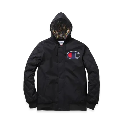 Supreme x Champion Zip Up Jacket "Black"