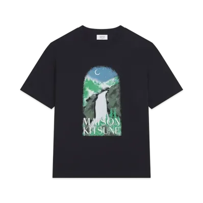 Maison Kitsune Waterfall Oversize T-shirt "Black"