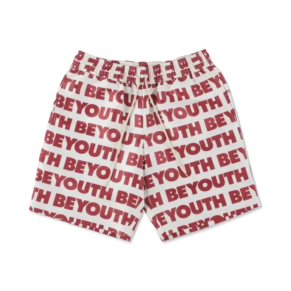 WIND AND SEA BE YOUTH (Pattern) Shorts "Beige"