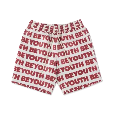 WIND AND SEA BE YOUTH (Pattern) Shorts "Beige"