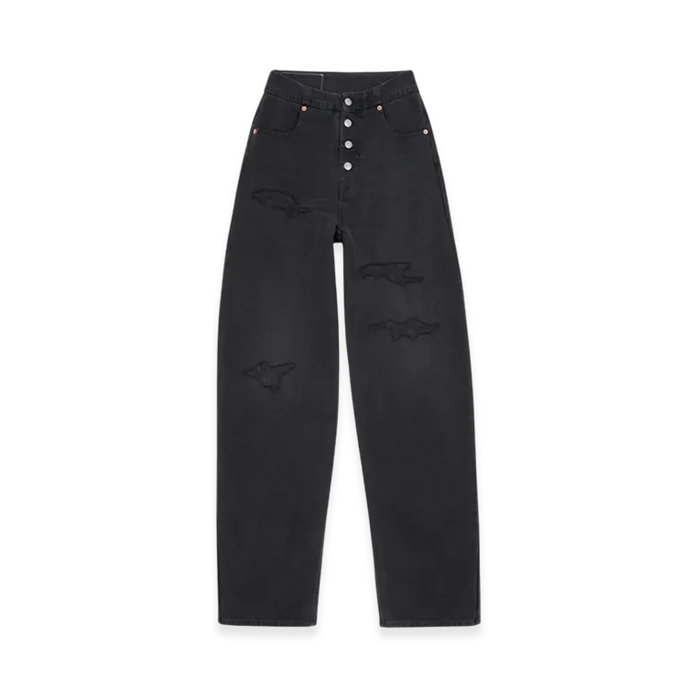 MM6 Maison Margiela Women's High Waist Jeans "Black"