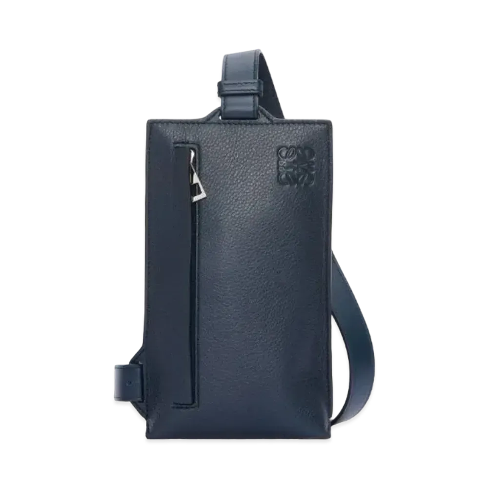 LOEWE Vertical T Pocket Grain Calf "Deep Navy"