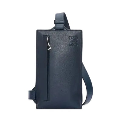 LOEWE Vertical T Pocket Grain Calf "Deep Navy"