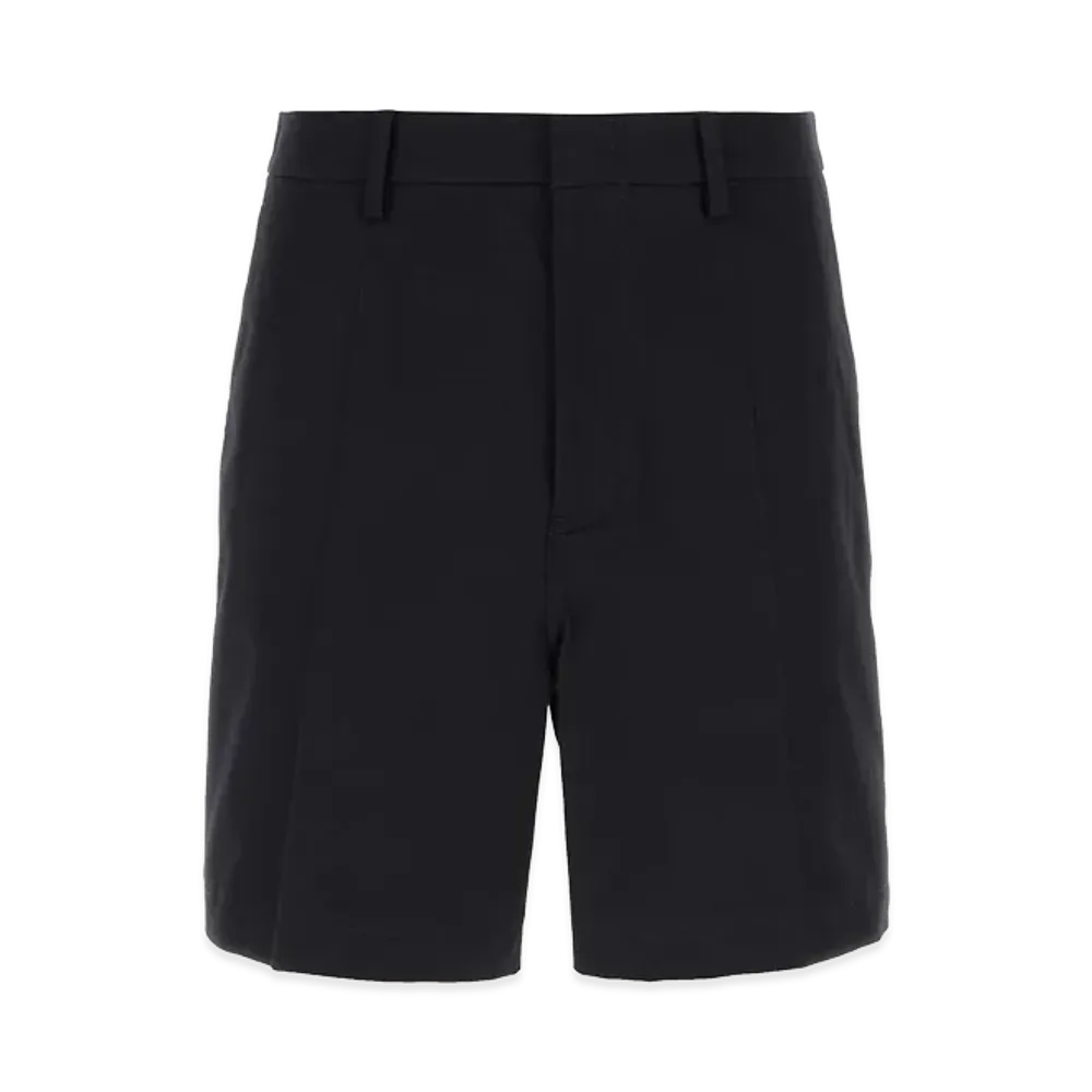 Valentino Stretch Cotton Bermuda Shorts "Midnight Blue"