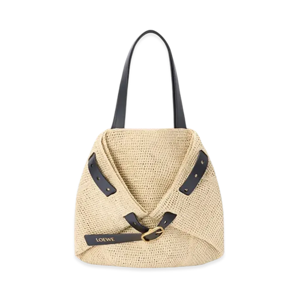LOEWE Punch Hole Shopper Medium "Natural"