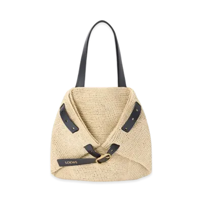 LOEWE Punch Hole Shopper Medium "Natural"