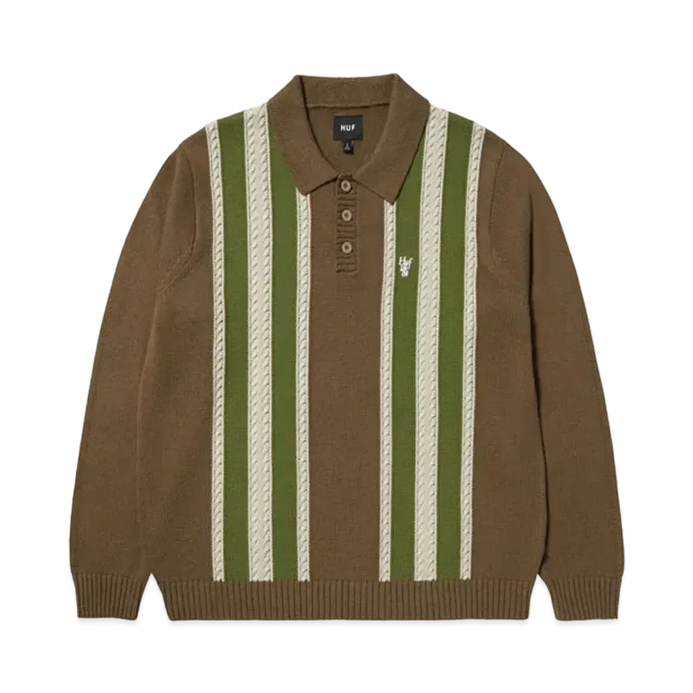 HUF Cambridge Sweater "Mud"