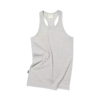 AVIREX Daily Wear Rib Tank Top Back Cross "Grey"