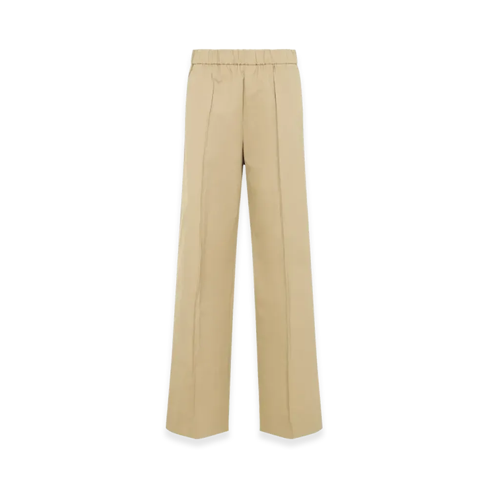 Jil Sander Women's Track Inspired Relaxed Pants "Beige"