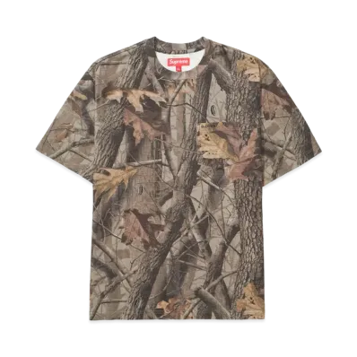 Supreme S/S Pocket Tee "Realtree Hardwoods Camo" (26SS)