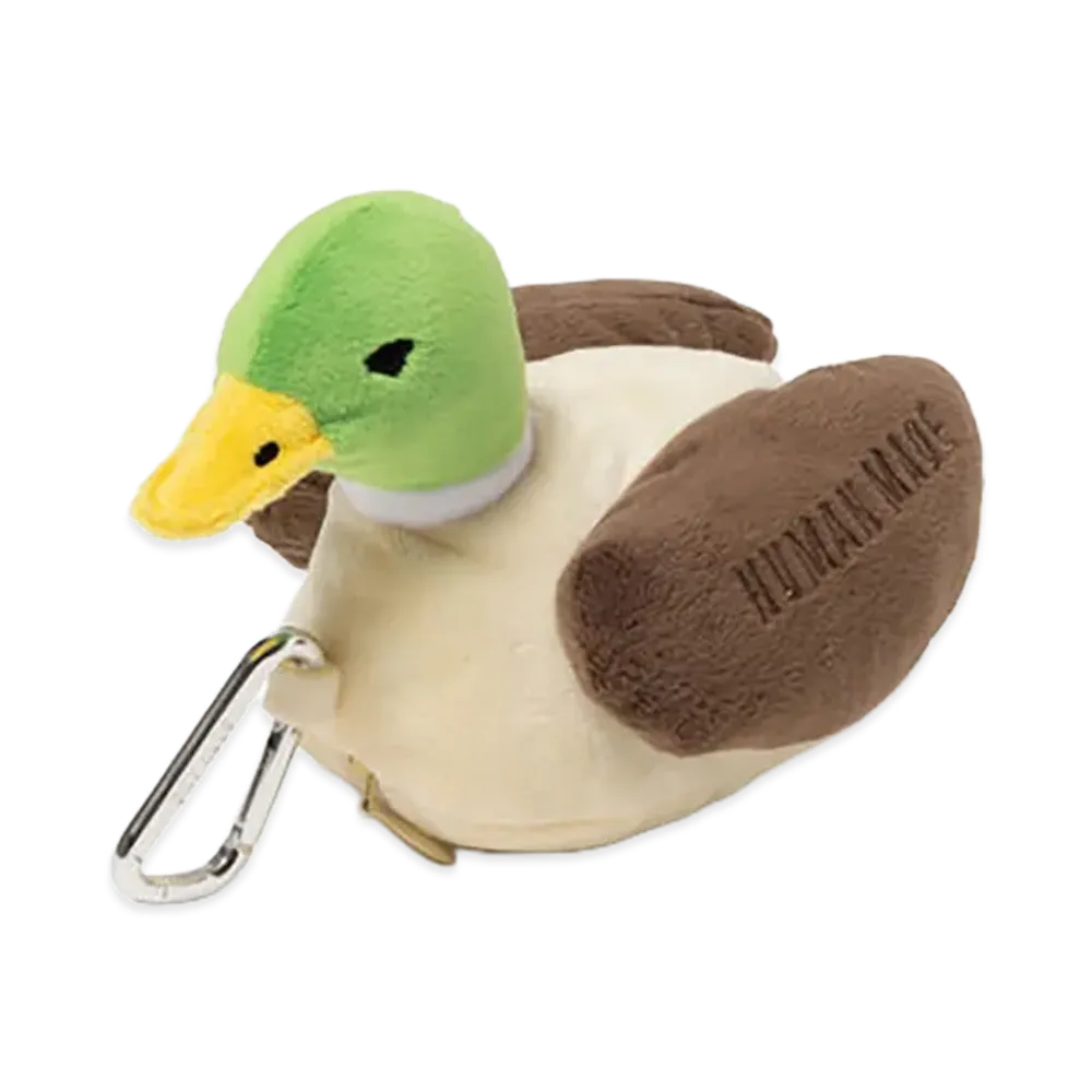 HUMAN MADE Duck Plush Pouch "Green"