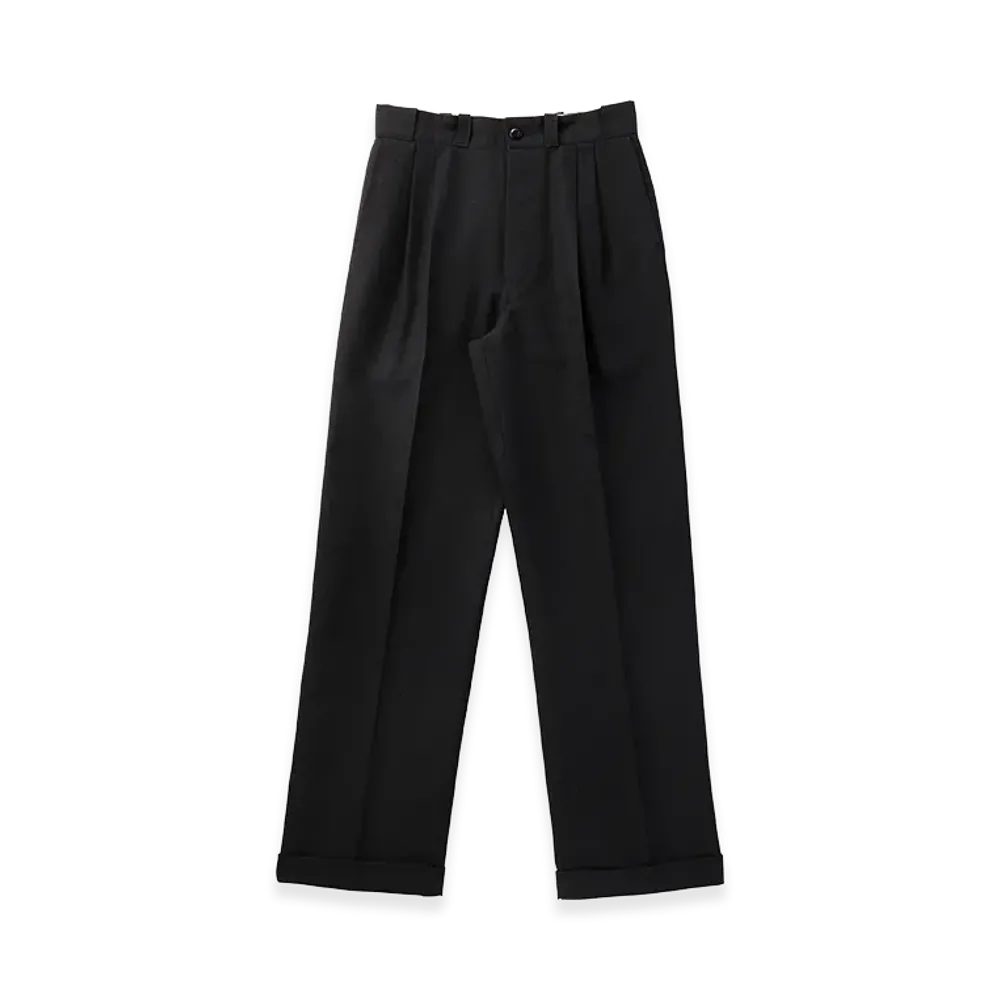 T.T Taiga Takahashi LOT.201 Work Trousers "Melange Black"