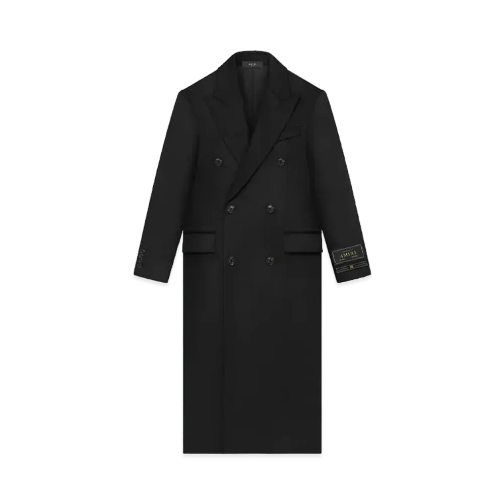 AMIRI Double Breast Overcoat "Black"