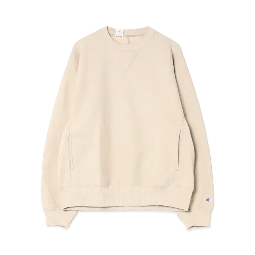 Champion x N.HOOLYWOOD Crewneck Sweatshirt "Beige"