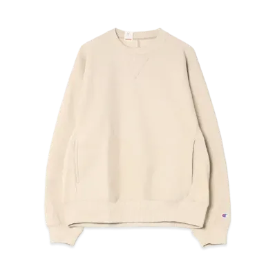 Champion x N.HOOLYWOOD Crewneck Sweatshirt "Beige"