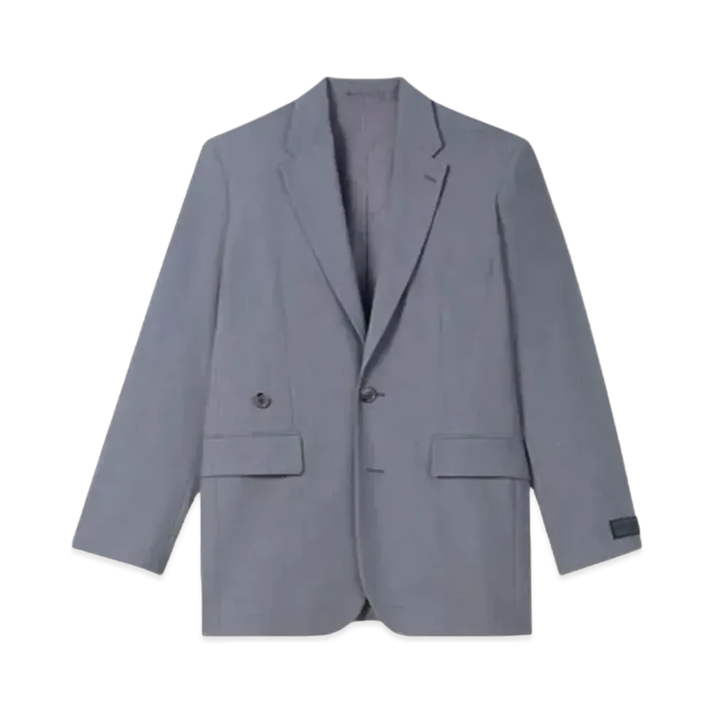KENZO Oversize Wool KIMONO Blazer "Stone Grey"
