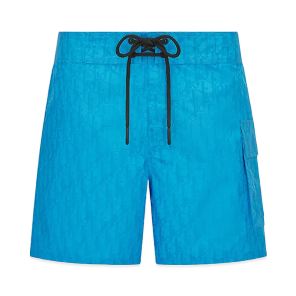 Dior Oblique Swim Shorts "Blue"