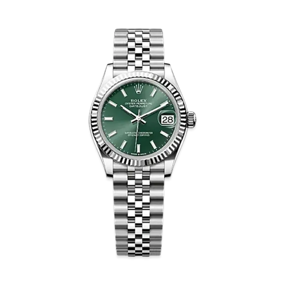 ROLEX Datejust 31mm Oystersteel & White Gold 278274 "Mint Green"