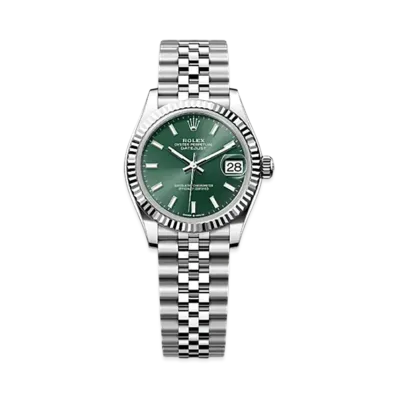 ROLEX Datejust 31mm Oystersteel & White Gold 278274 "Mint Green"