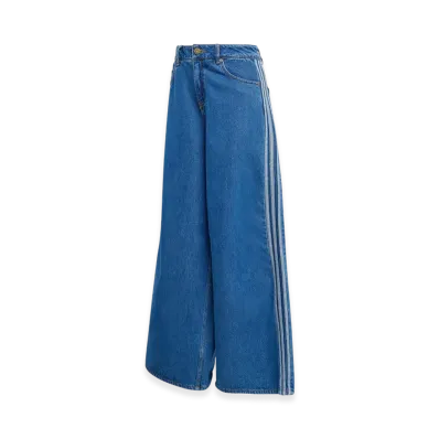 adidas Women's Firebird ADILENIUM Denim Track Pants "Blue"