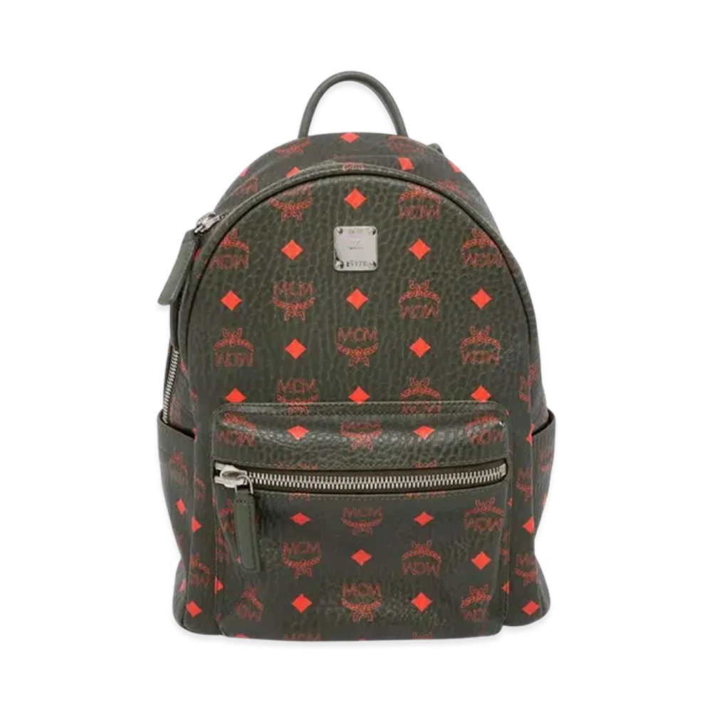MCM MMK 9AVE Leather Backpack "Khaki"