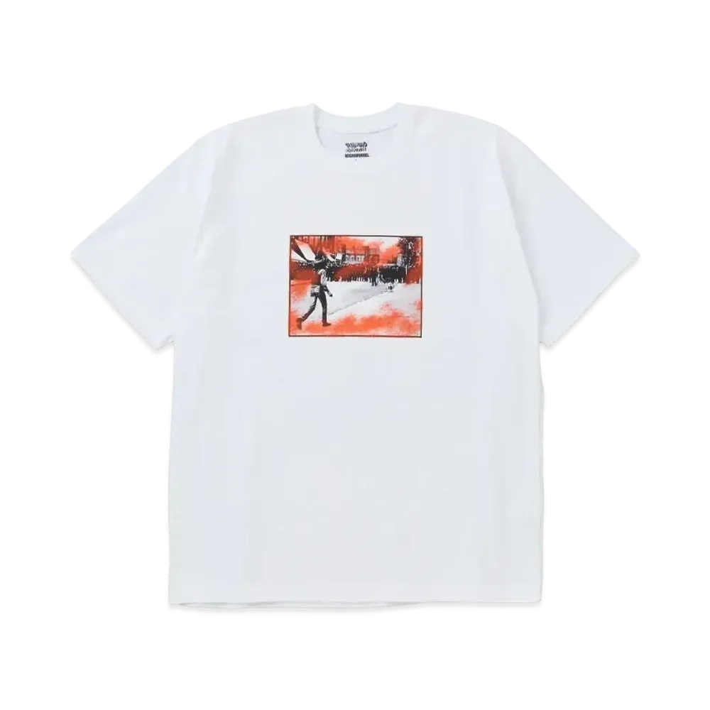 NEIGHBORHOOD x REBEL DREAD HARDWARE . Tee SS-1 "White"