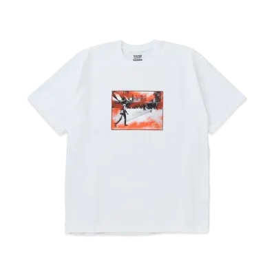 NEIGHBORHOOD x REBEL DREAD HARDWARE . Tee SS-1 "White"