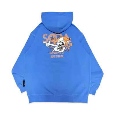 MFC STORE x over print x DJ SODA Ver. Zero Zero Hero Hoodie "Blue/Orange"