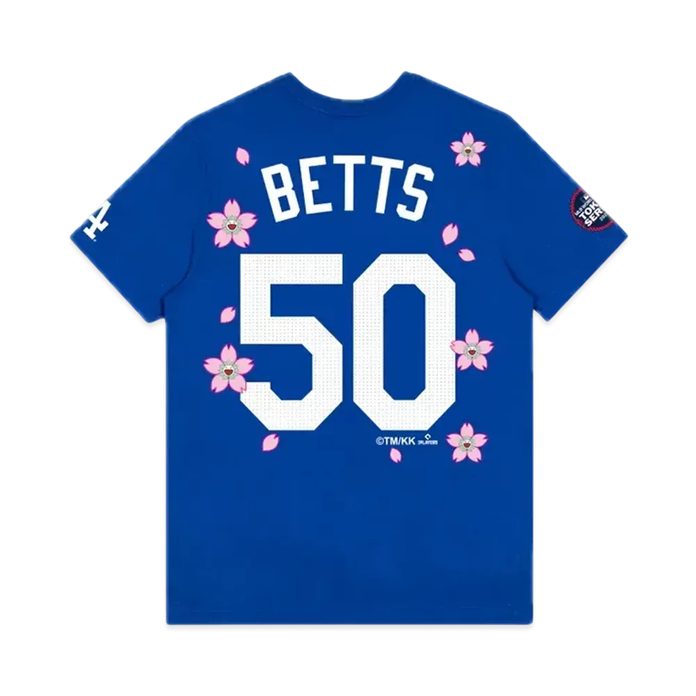 Takashi Murakami x MLB World Tour Tokyo Series 2025 Betts Dodgers SS Tee "Blue"