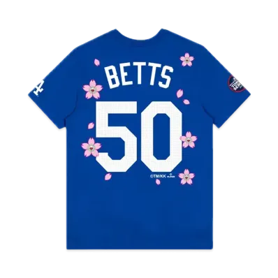 Takashi Murakami x MLB World Tour Tokyo Series 2025 Betts Dodgers SS Tee "Blue"