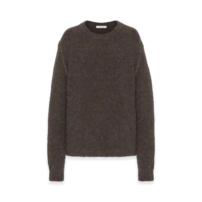 The Row Women's Leorina Cashmere, Alpaca and Silk Tops "Taupe"