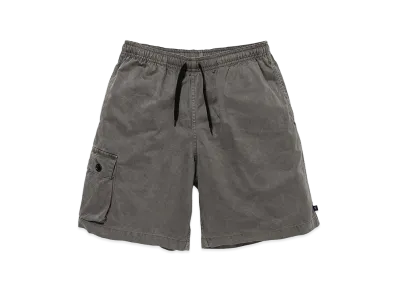 DESCENDANT Shore Twill Cargo Beach Shorts Pigment Dye "Gray"