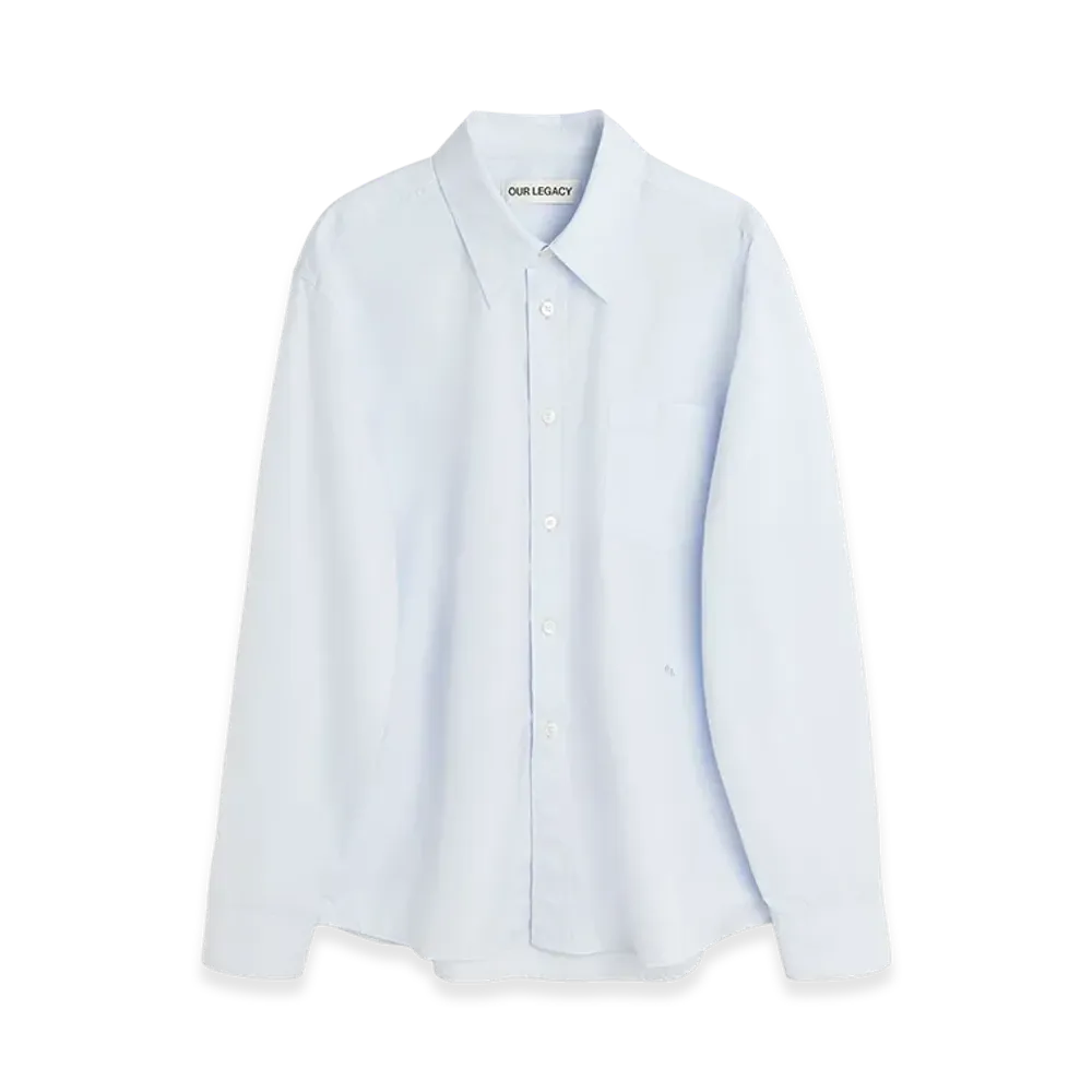 OUR LEGACY Beyond BD Shirt "Dining Blue Poplin"