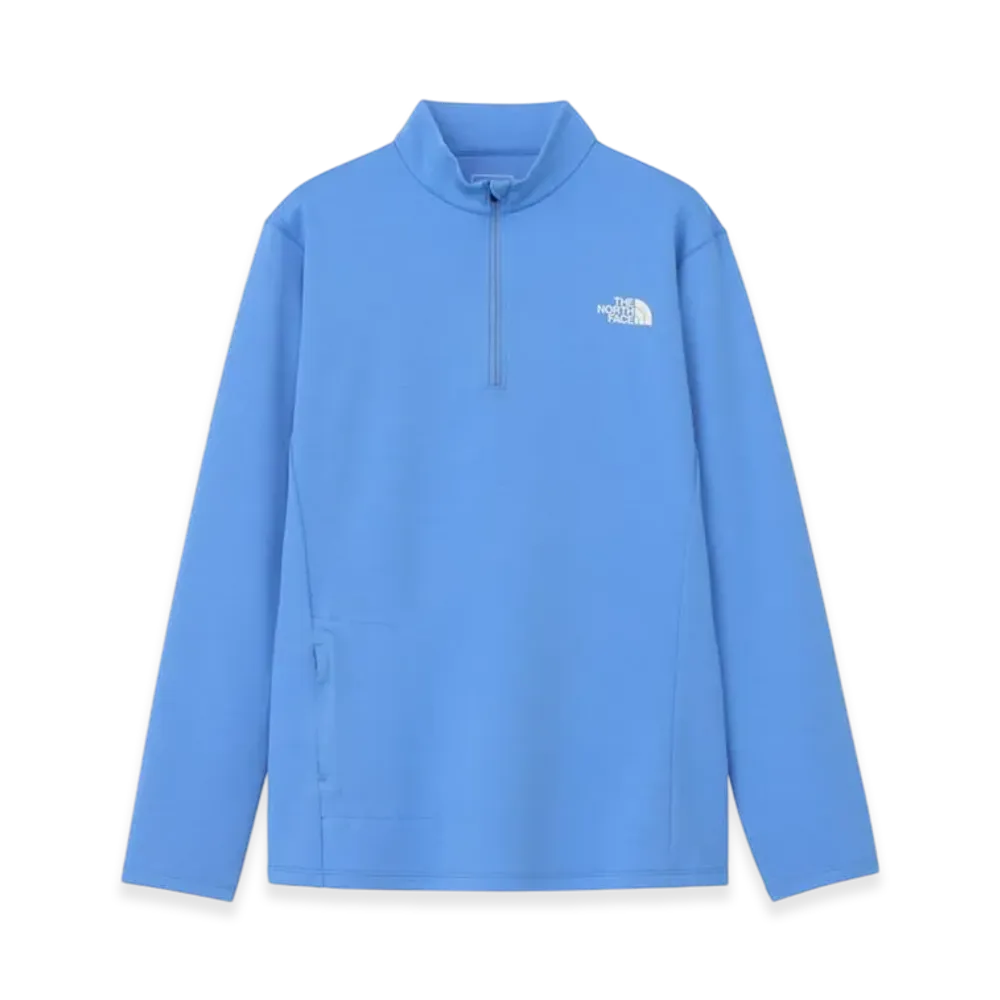 The North Face Long Sleeve QD Mid Zip Up "Marina Blue"