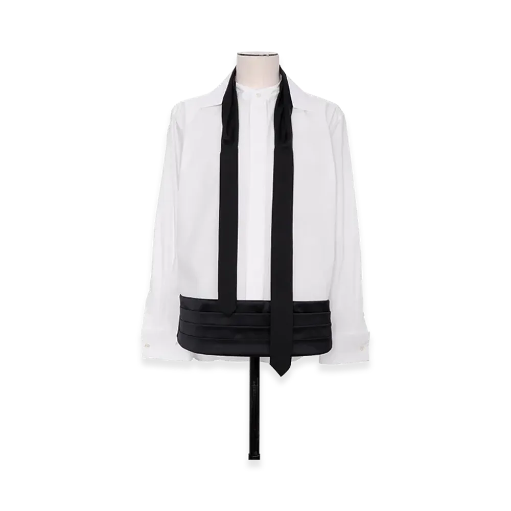 sacai Poplin Shirt "Off White/Black"