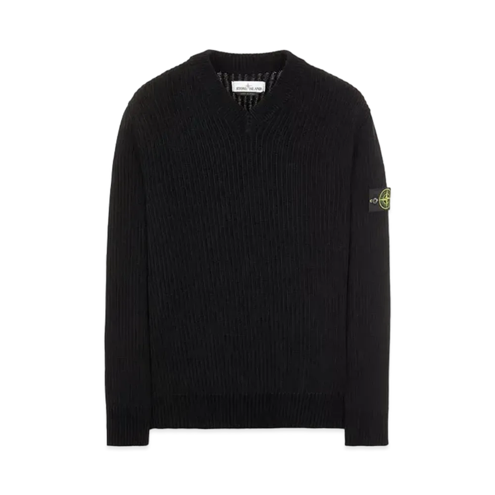 Stone Island 554A5 COTTON CHENILLE "Black"